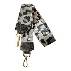 Leopard Print Bag Strap with Gold Hardware Nw/o T